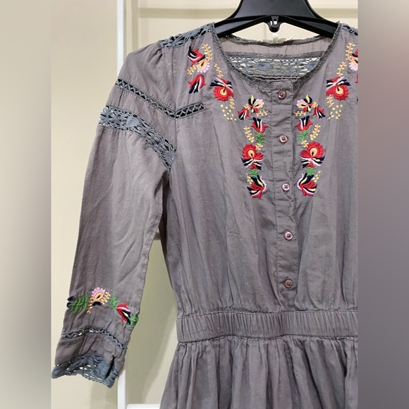 Tularosa Revolve Giles Embroidered Fit & Flare Mini Dress - Picture 3 of 7